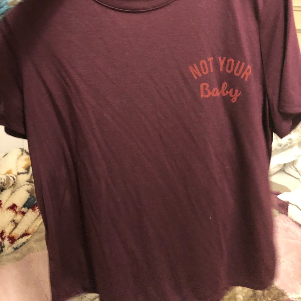 Not your baby tee